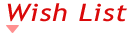 Wishlist